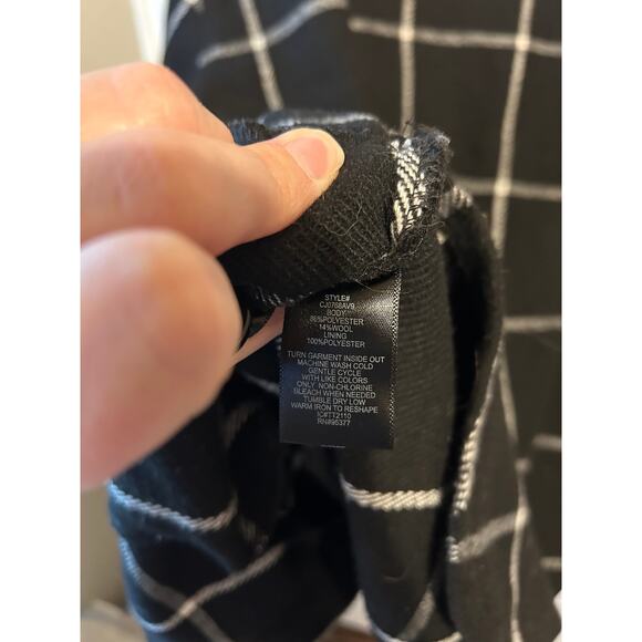 Sanctuary Black and White Shacket with Pockets XXL - Picture 7 of 7